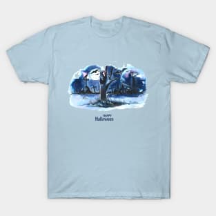 Zombie Hand Rising Halloween T-Shirt